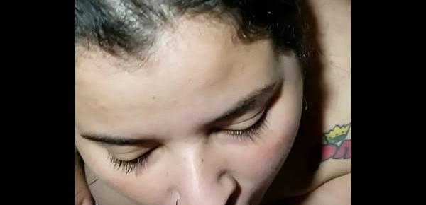  Best Blowjob I Ever Had cuming all over her boobs - POV